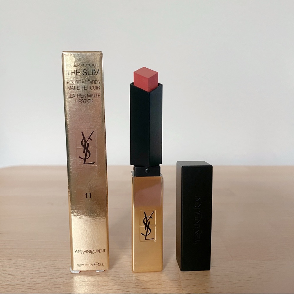 YSL Rouge Pur Couture The Slim #11 - Leather-Matte, Full Size 2.2g